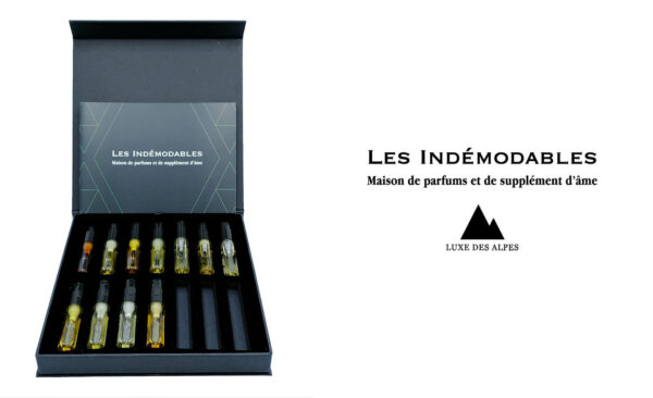 Coffert découverte des parfums Les Indémodables ouvert